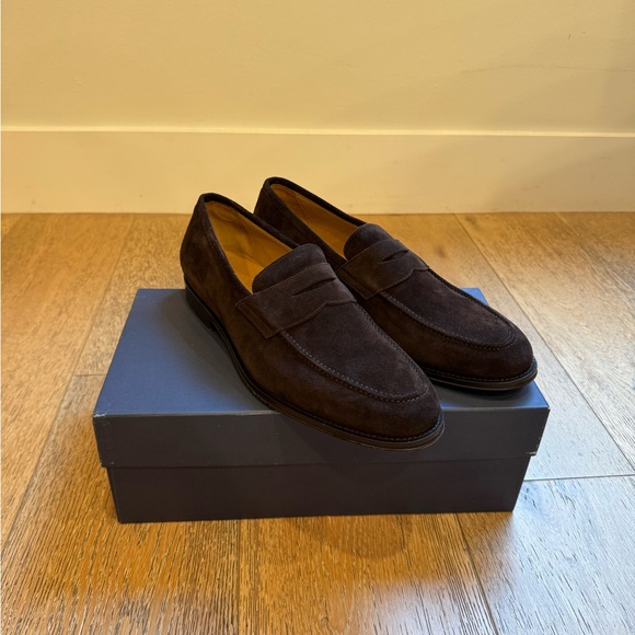 Suitsupply Other - Suitsupply Dark Brown Suede Loafers